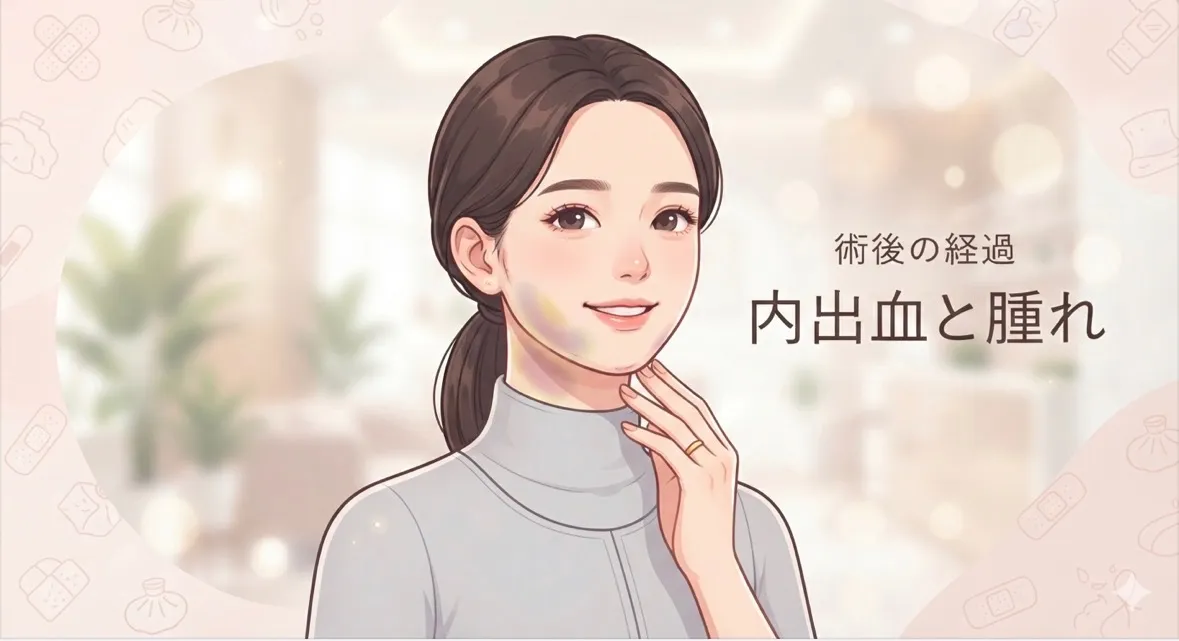 【術後の内出血】いつまで続く？長引く内出血を「最速」で引かせる方法　東京　港区　赤坂　六本木